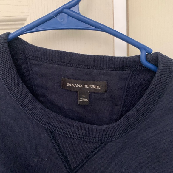 Navy Blue Banana Republic Crew Neck - Picture 2 of 5